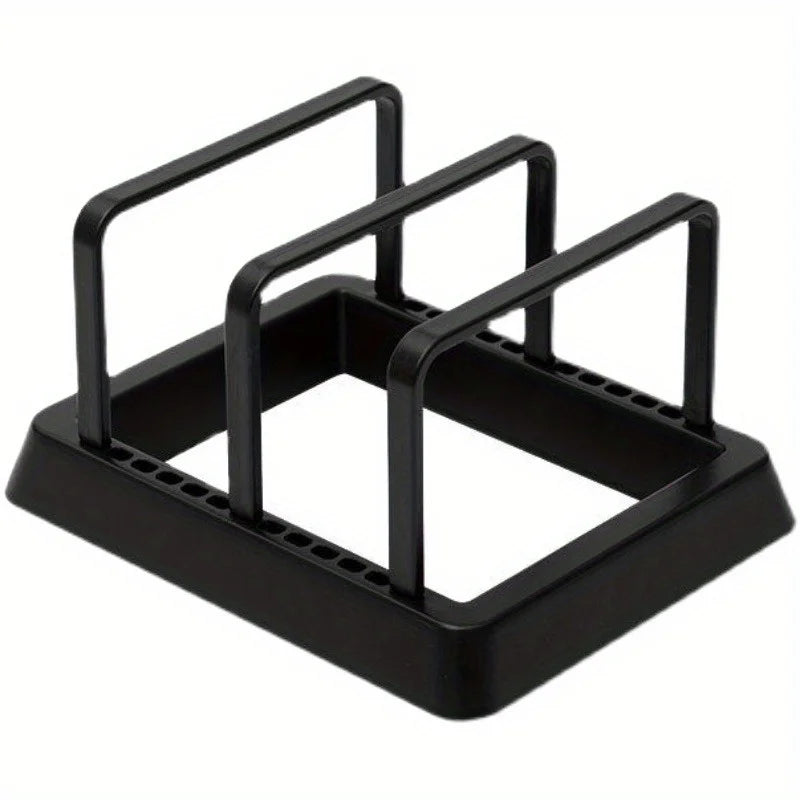 3-in-1 Kitchen Organizer Rack for Pots, Pans and Lids