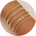 Gold-Tone Chain Bracelet Set