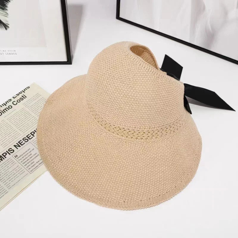 Bow Straw Hat