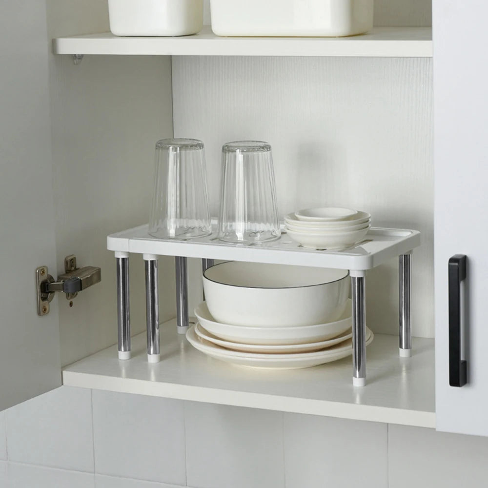 Retractable Cabinet Spice Bottle Rack
