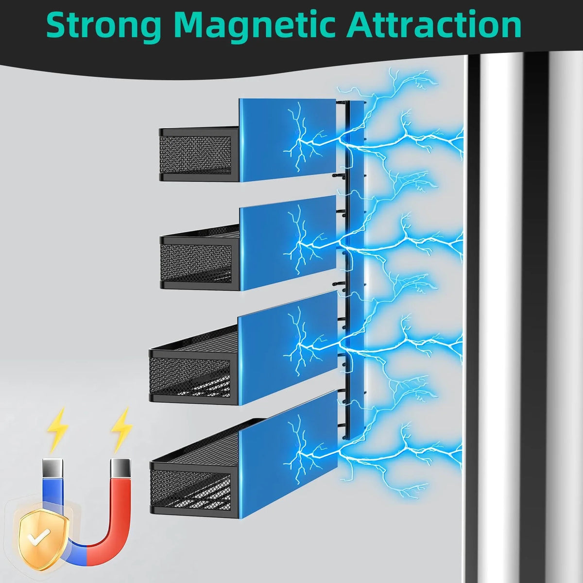 Magnetic Spice Rack for Refrigerator
