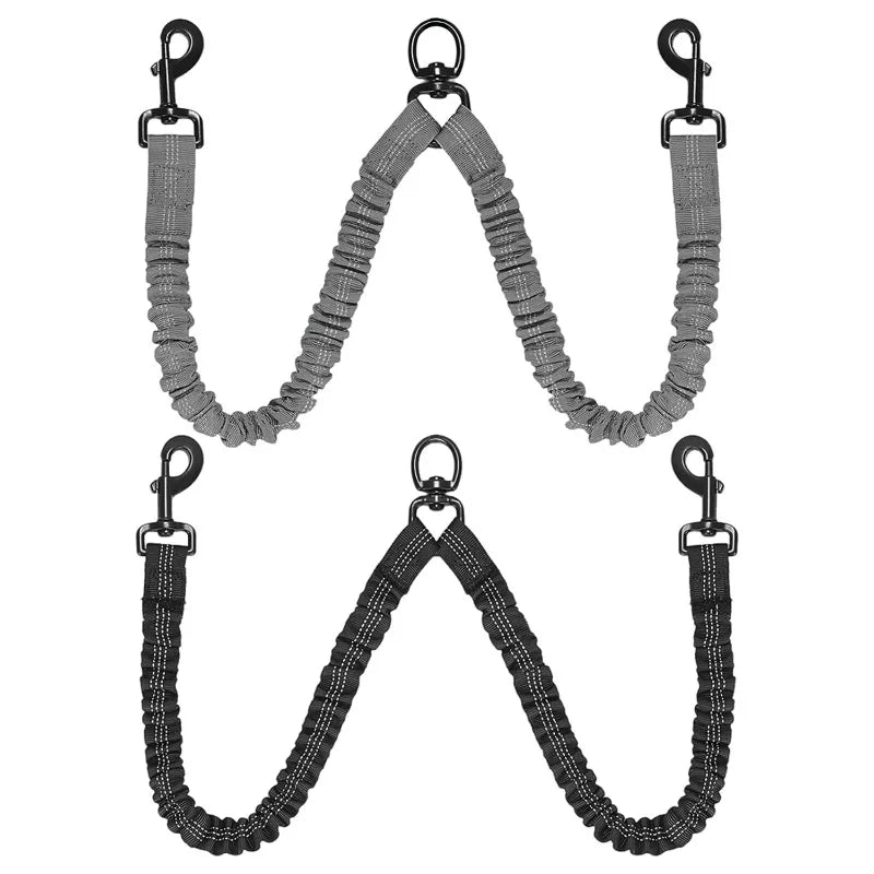 Double-Ended Elastic Dog Leash