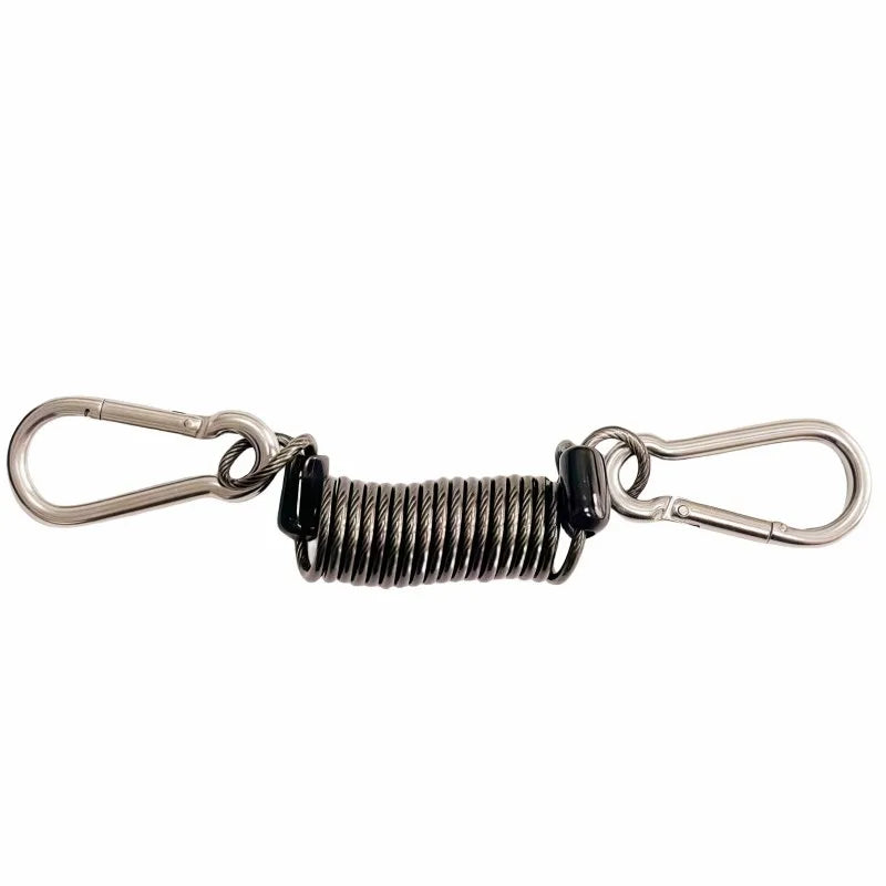 Retractable Steel Wire Keychain