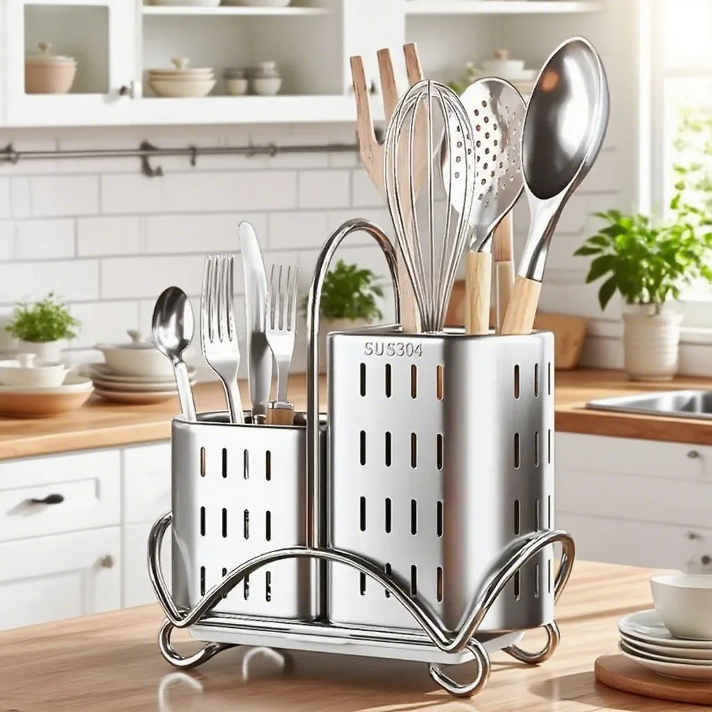 Stainless Steel Cutlery Holder