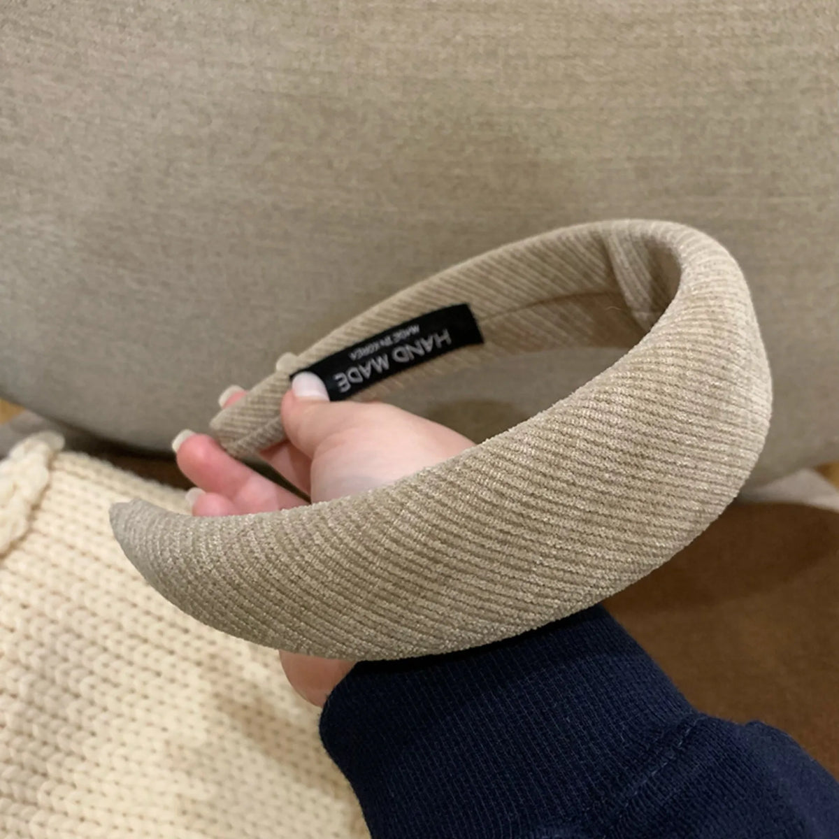 Corduroy Padded Headband