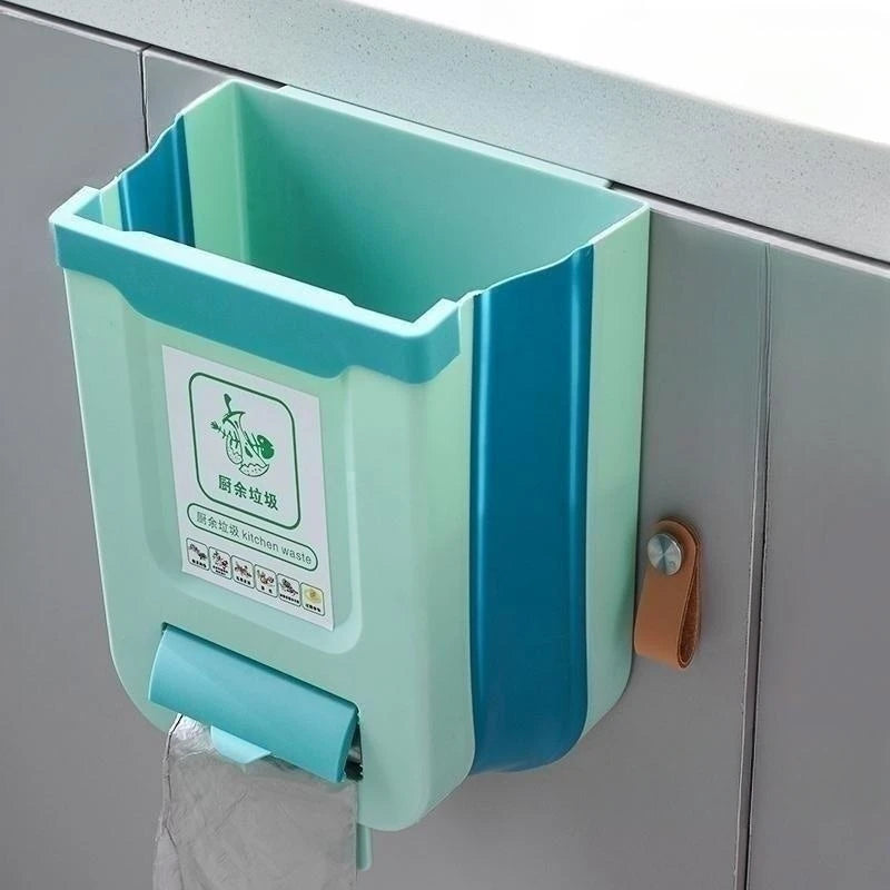 Folding Cabinet Door Trash Can