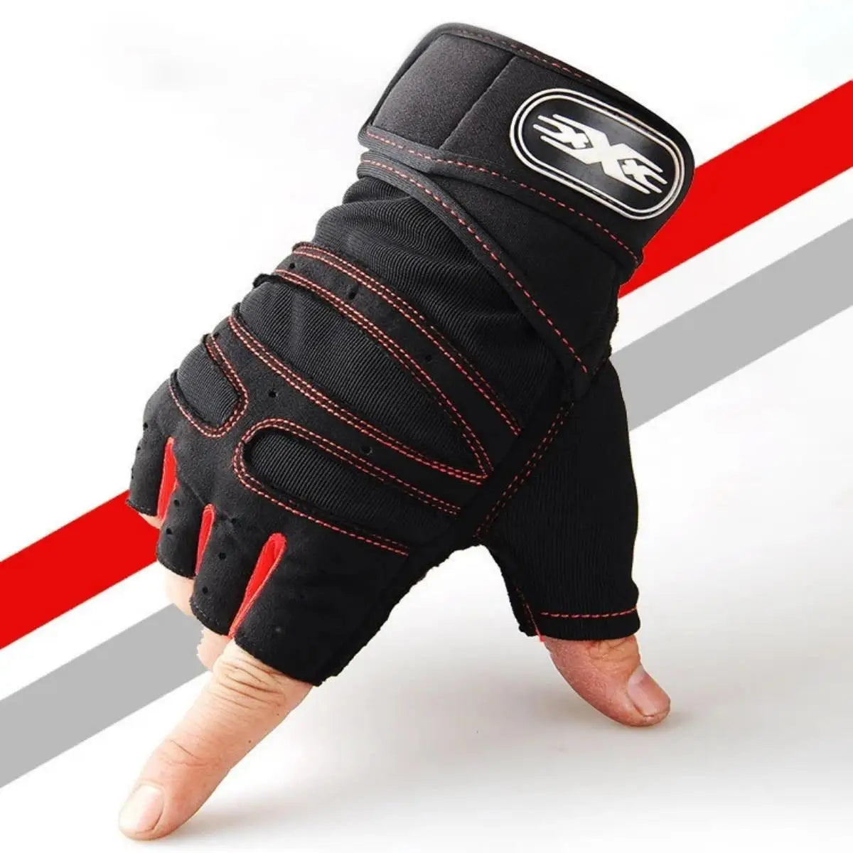 Gym Gloves with Wrist Wrap