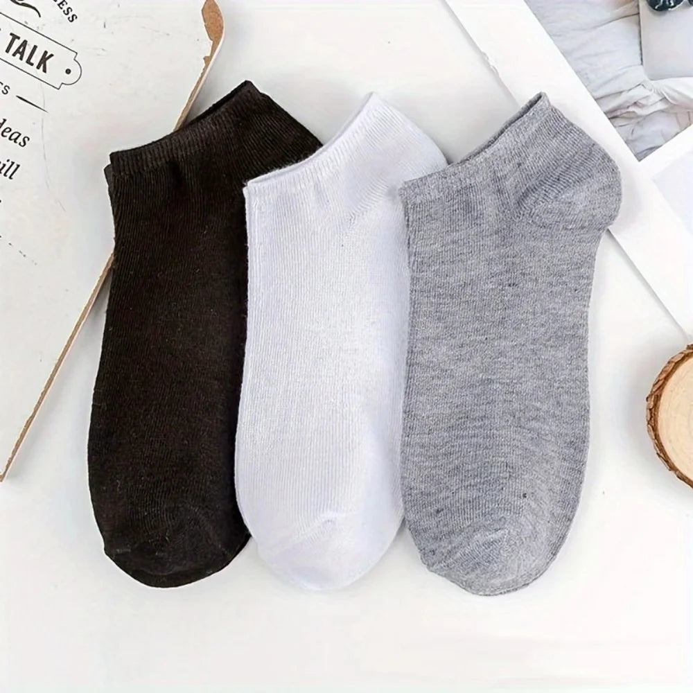 Unisex Ankle Socks, 10-Pair Pack