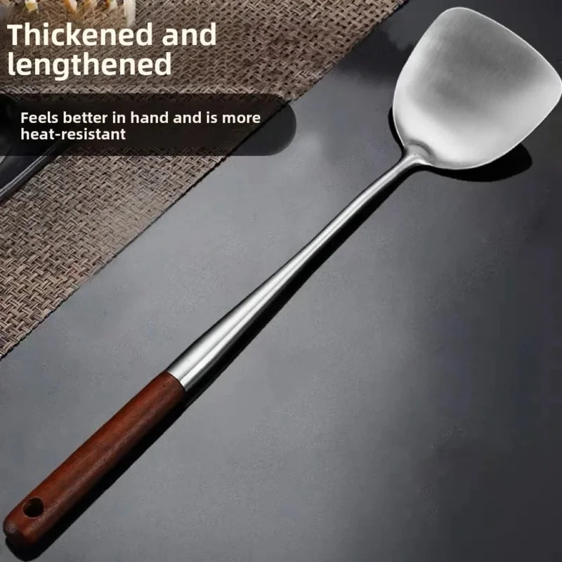 Wok Spatula and Ladle Set