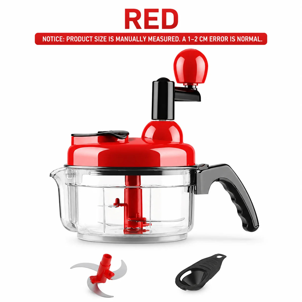 Manual Hand-Crank Food Chopper