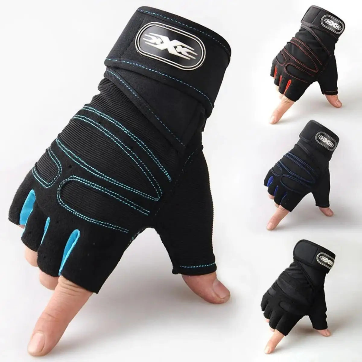 Gym Gloves with Wrist Wrap
