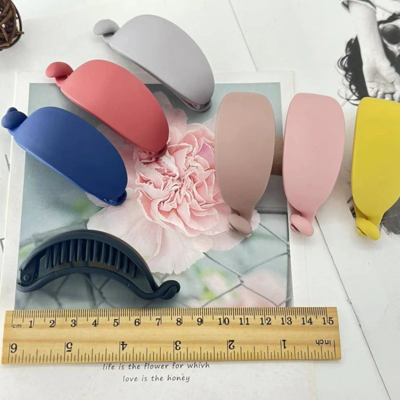 Large Matte Banana Hair Clip