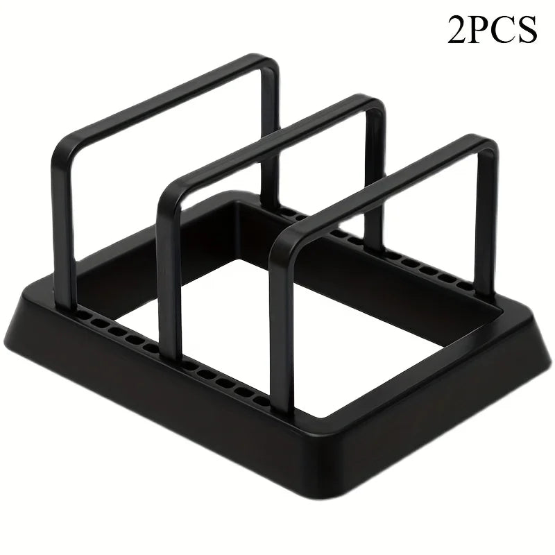 3-in-1 Kitchen Organizer Rack for Pots, Pans and Lids