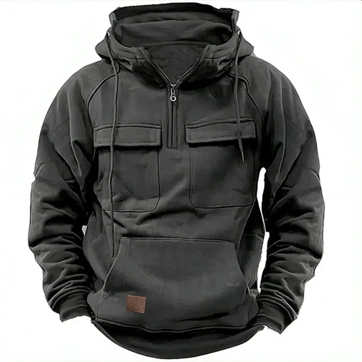 Men's Vintage Half-Zip Hoodie