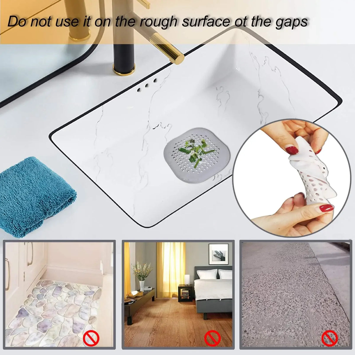 Silicone Sink Drain Stopper