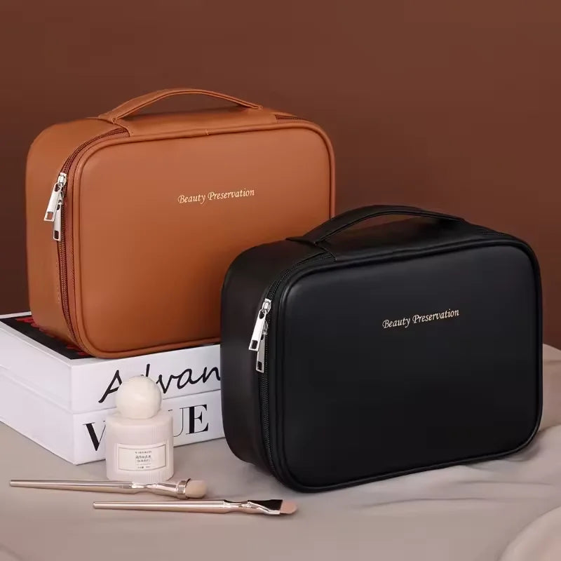 Double-Layer Cosmetic Bag