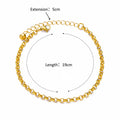 Gold-Tone Chain Anklet