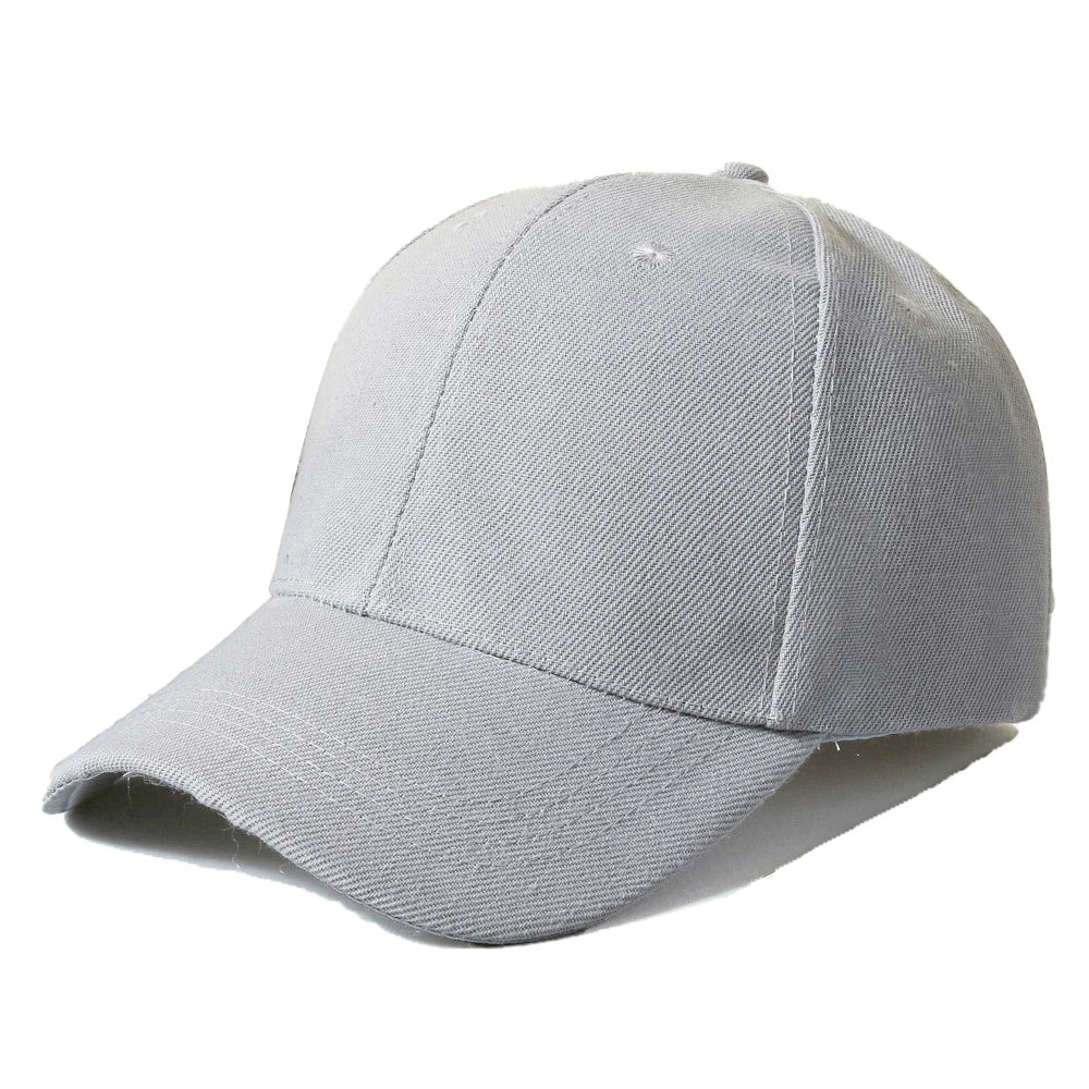 Classic Plain Baseball Cap for Men and Women, Multi Colors Available