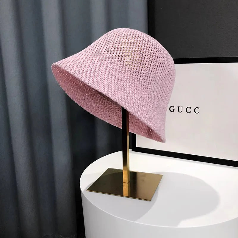 Wide-Brim Bucket Hat