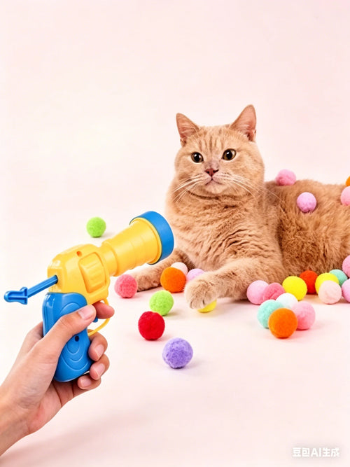 21-Piece Cat Plush Ball Playset