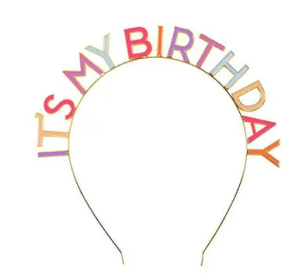 Adult Birthday Rhinestone Tiara Headband