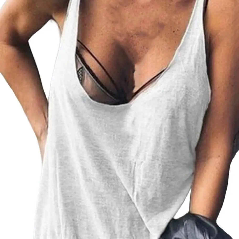 Women's Sleeveless U-Neck Tee