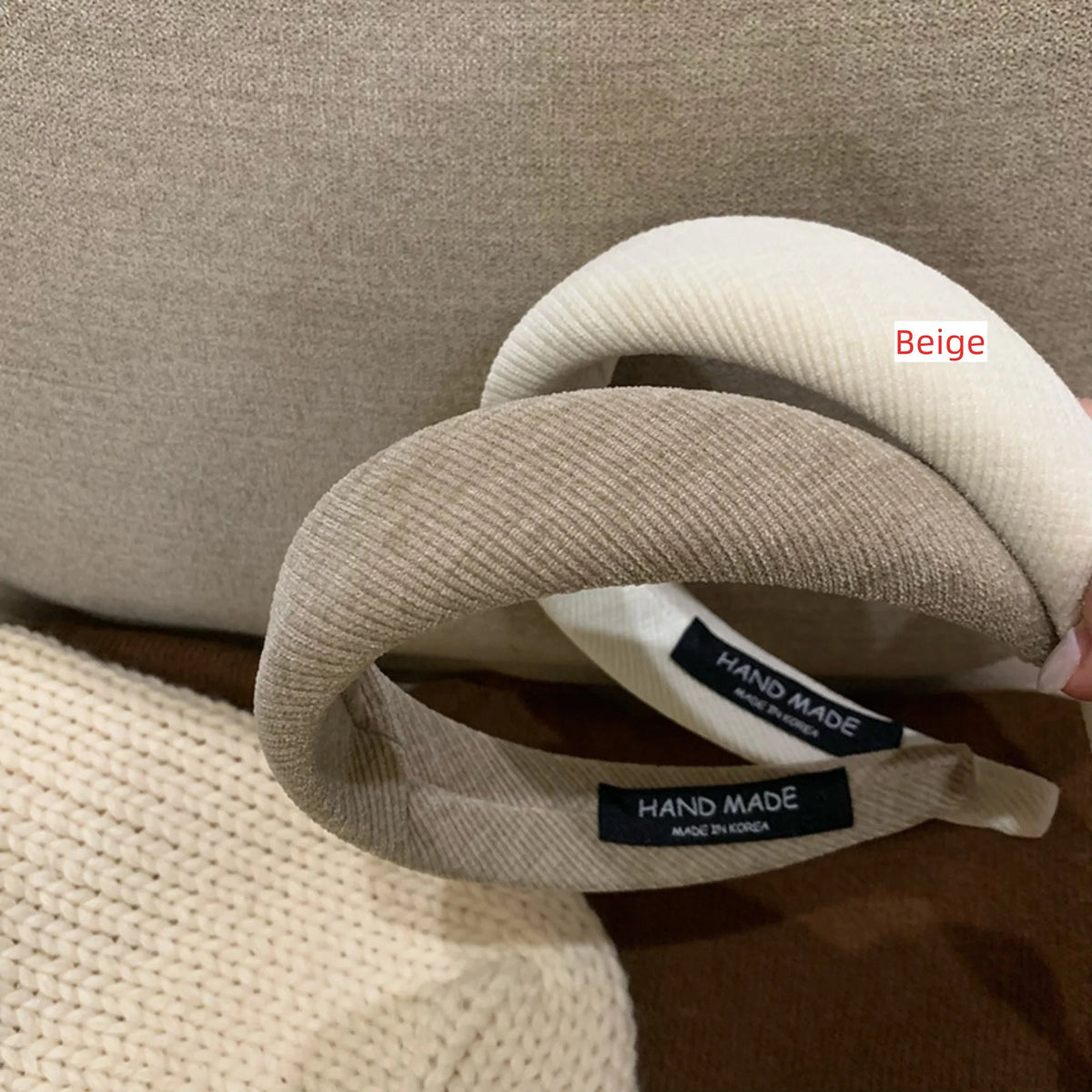 Corduroy Padded Headband
