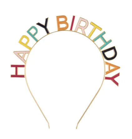 Adult Birthday Rhinestone Tiara Headband