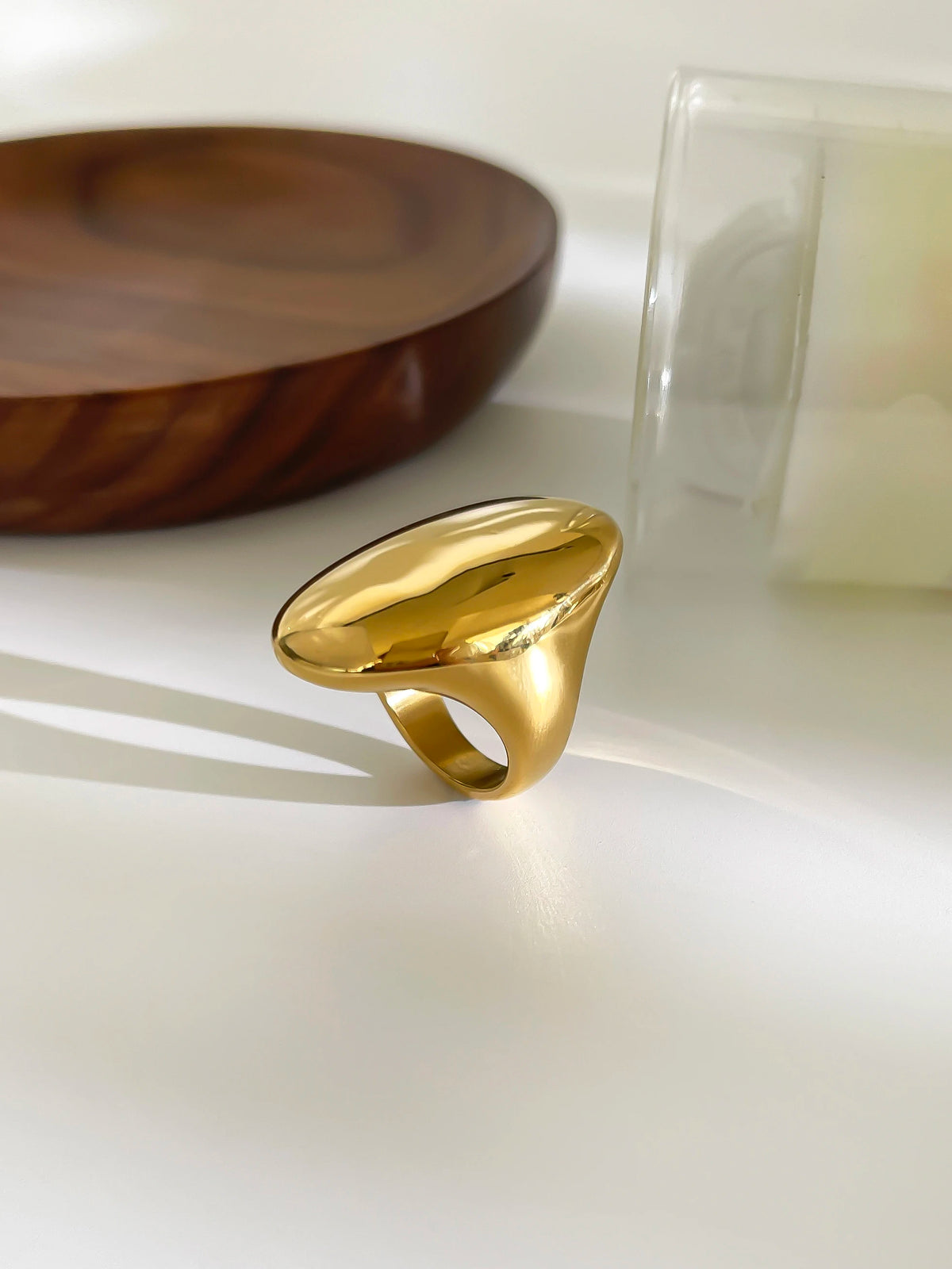 Chunky Gold Dome Ring