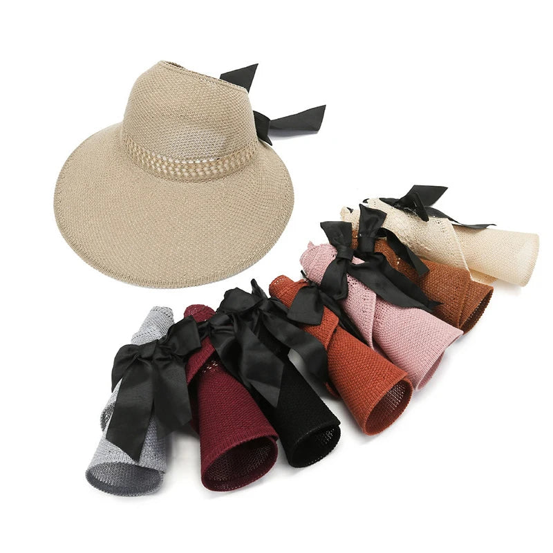 Bow Straw Hat