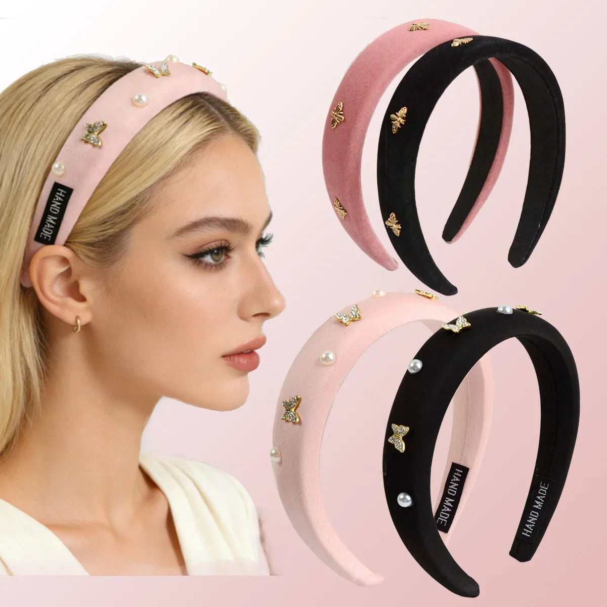 Pearl Butterfly Headband