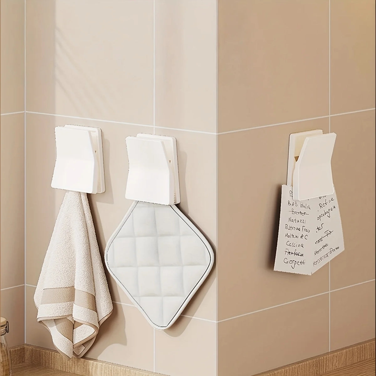 Rubber Glove and Towel Holder