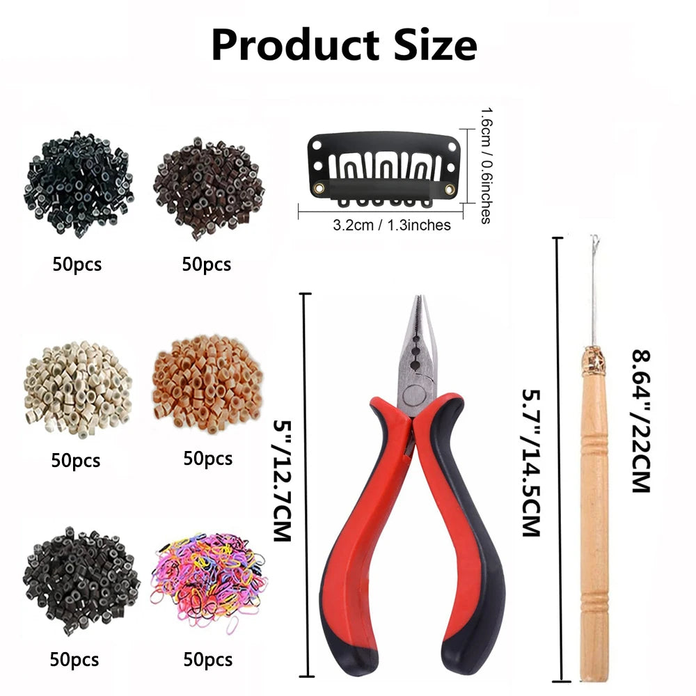 Hair Tinsel Kit – Heat-Resistant Fairy Hair Strands