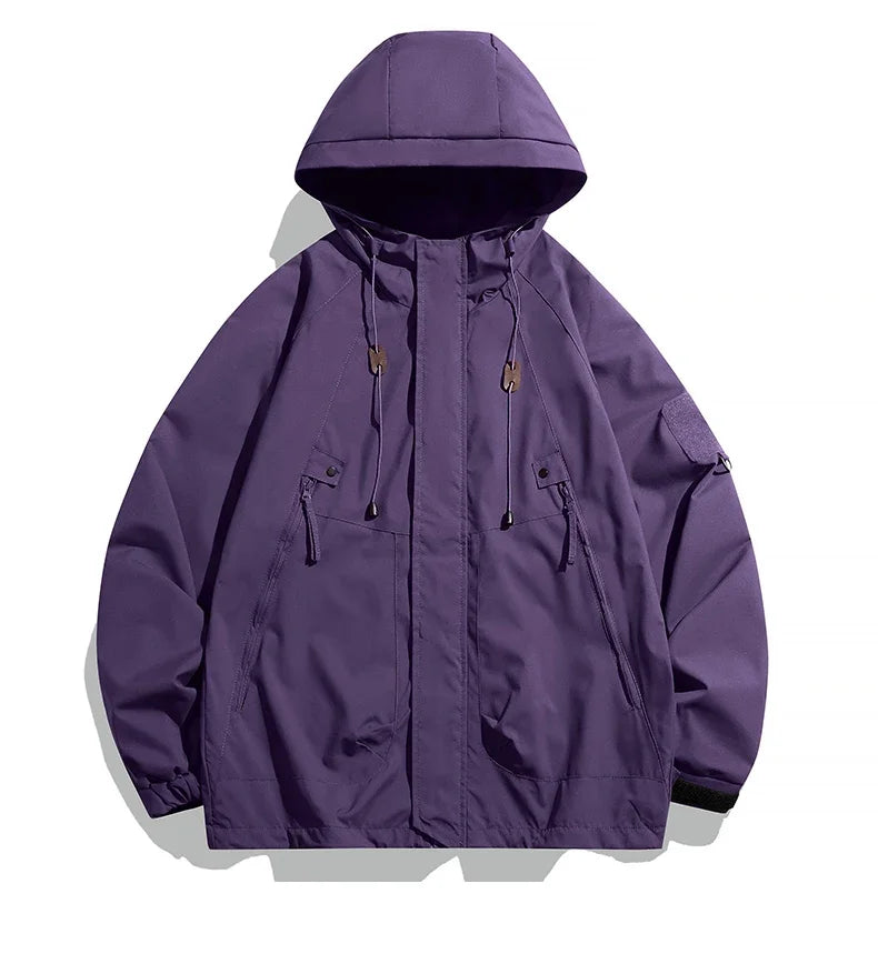Men's Hooded Windbreaker Jacket