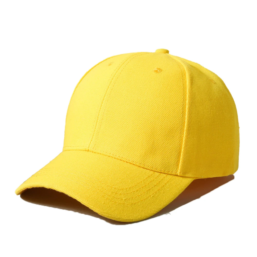 Classic Plain Baseball Cap for Men and Women, Multi Colors Available