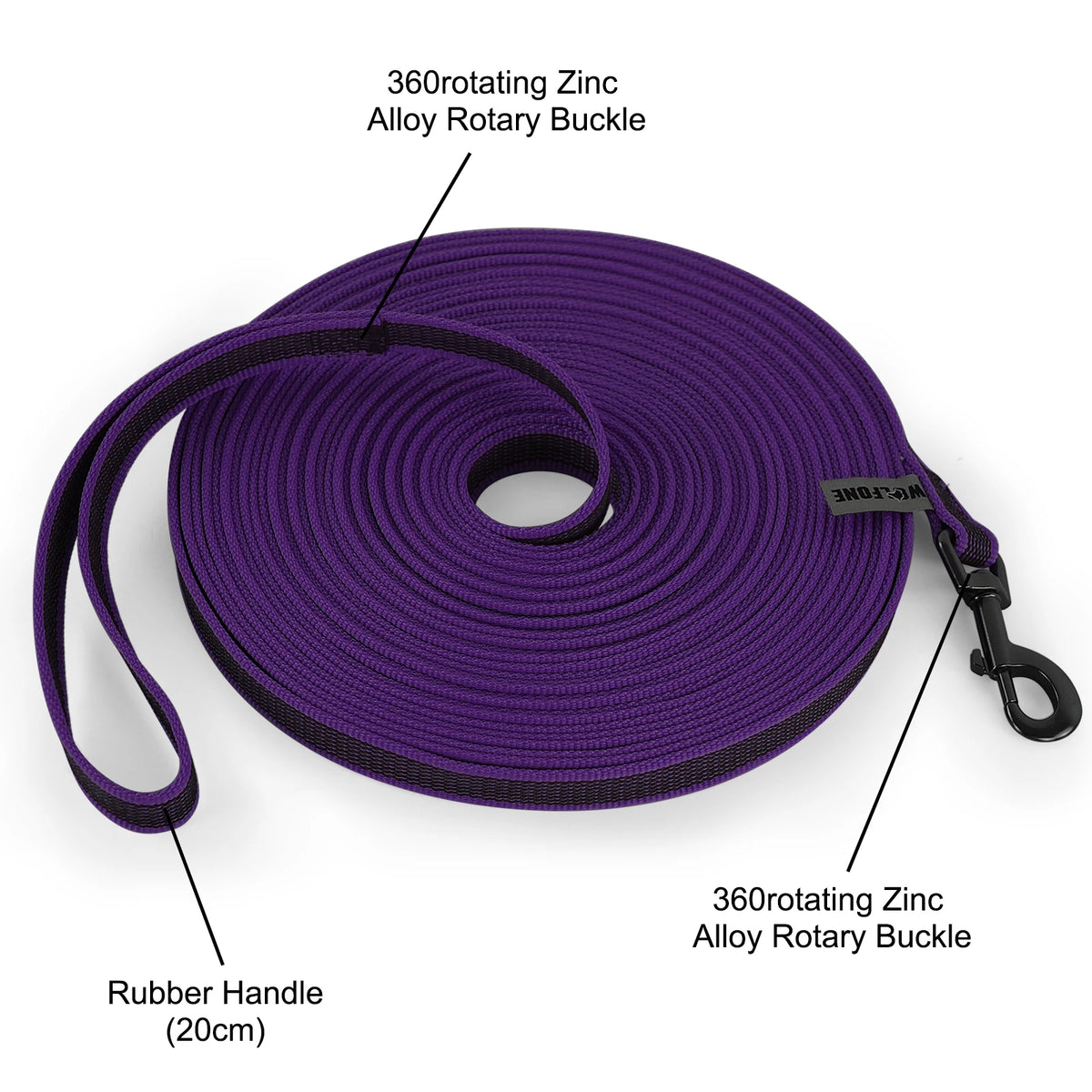Two-Tone Dog Leash, 1.5M to 15M