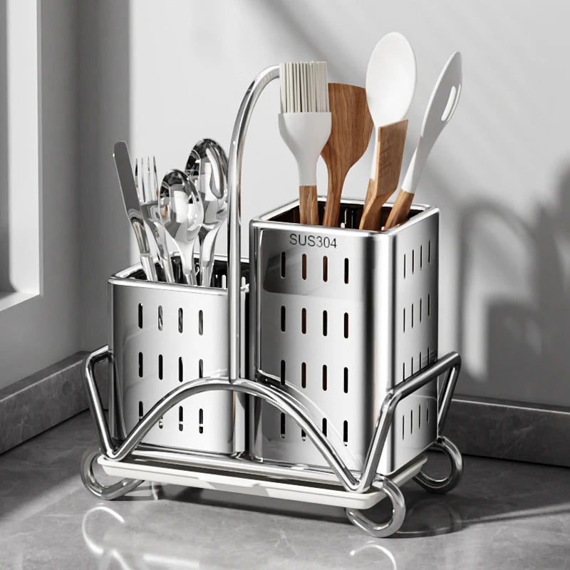 Stainless Steel Cutlery Holder