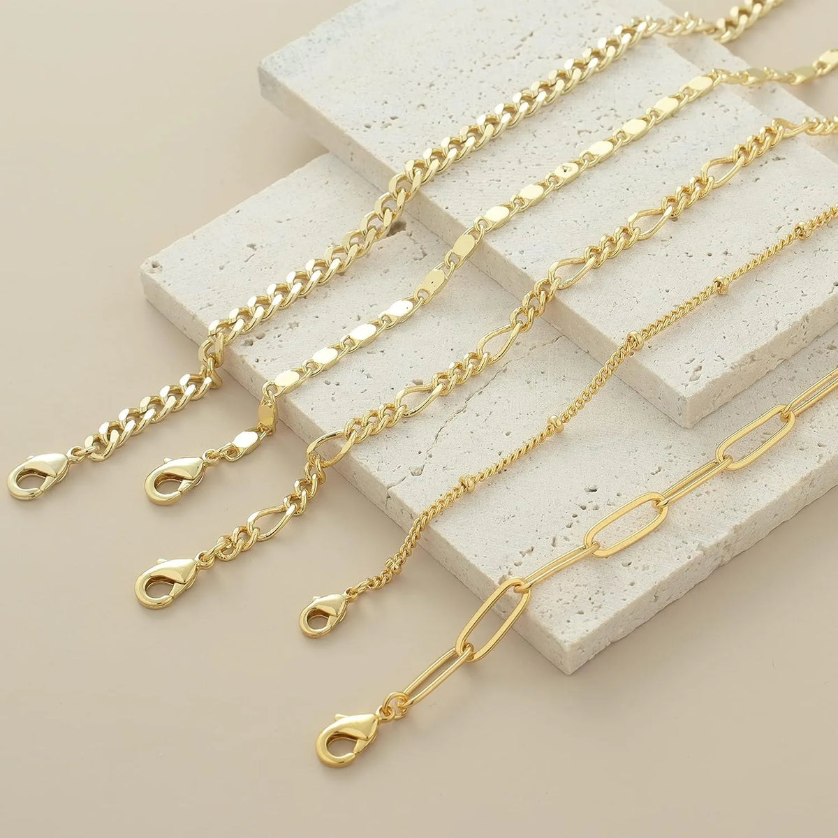 Gold-Tone Chain Bracelet Set