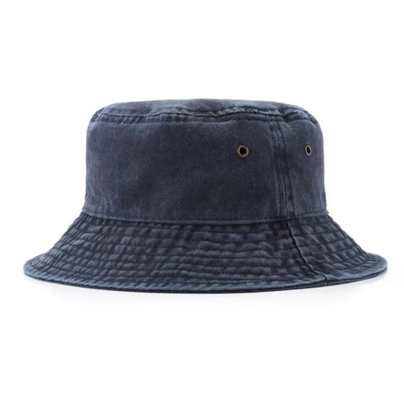 Washed Denim Bucket Hat