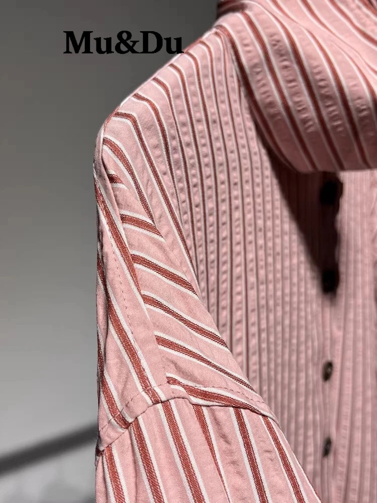 Women's Pink Striped Shirt