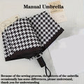 Houndstooth Folding Umbrella