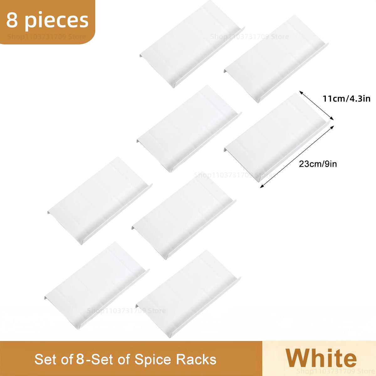 4-Tier Adjustable Drawer Spice Rack