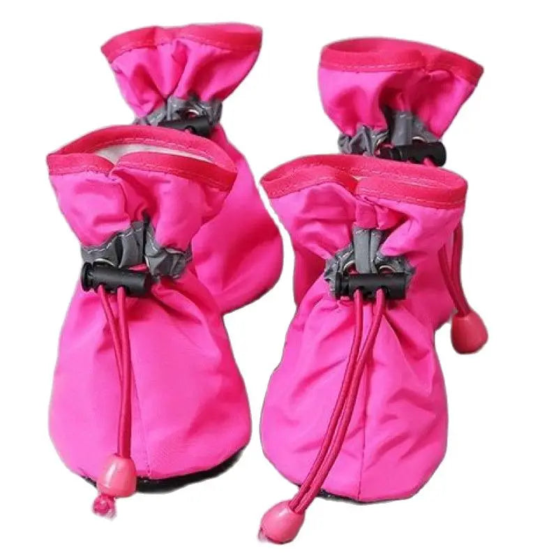 Pet Rain Boots, Set of 4