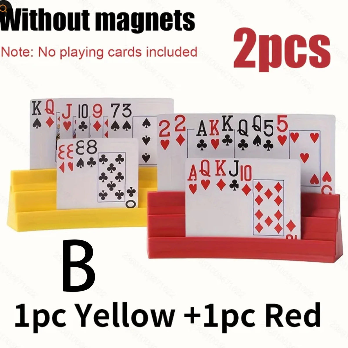 Three-Layer Plastic Card Storage Box