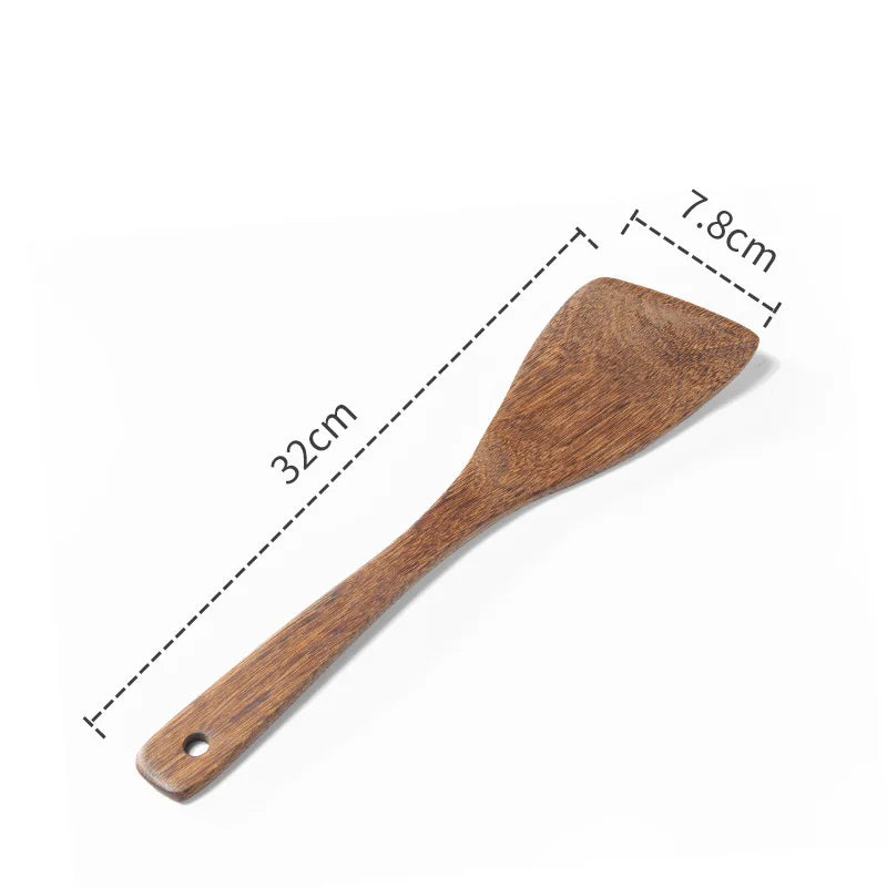 Kitchen Utensils with Wooden Handles