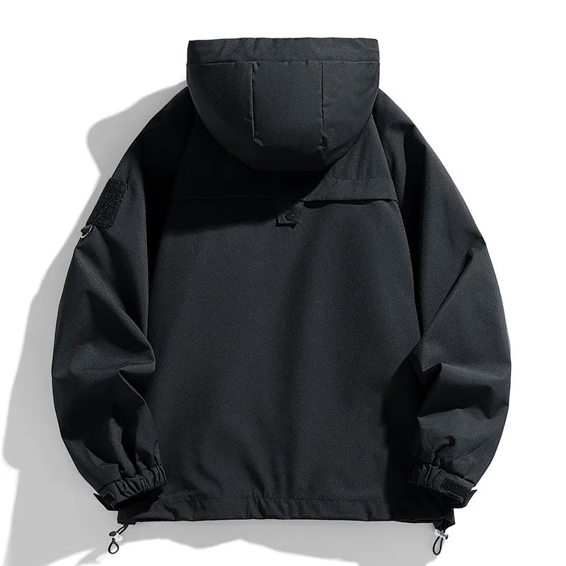 Men's Hooded Windbreaker Jacket