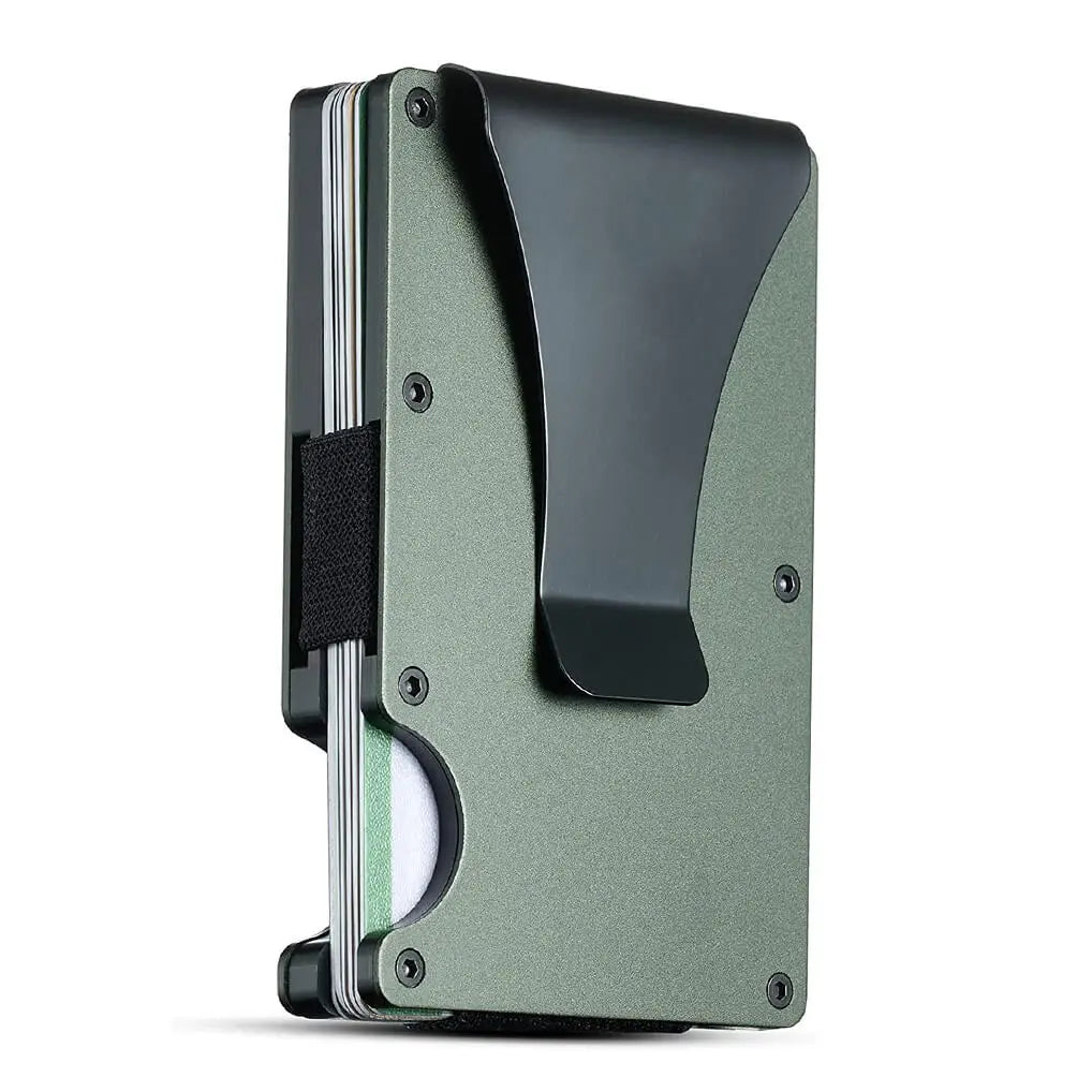 Slim Card Wallet with Money Clip