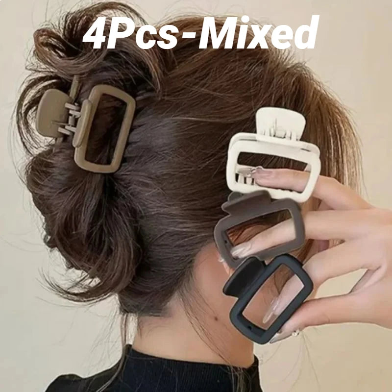 Hollow Square Claw Clips