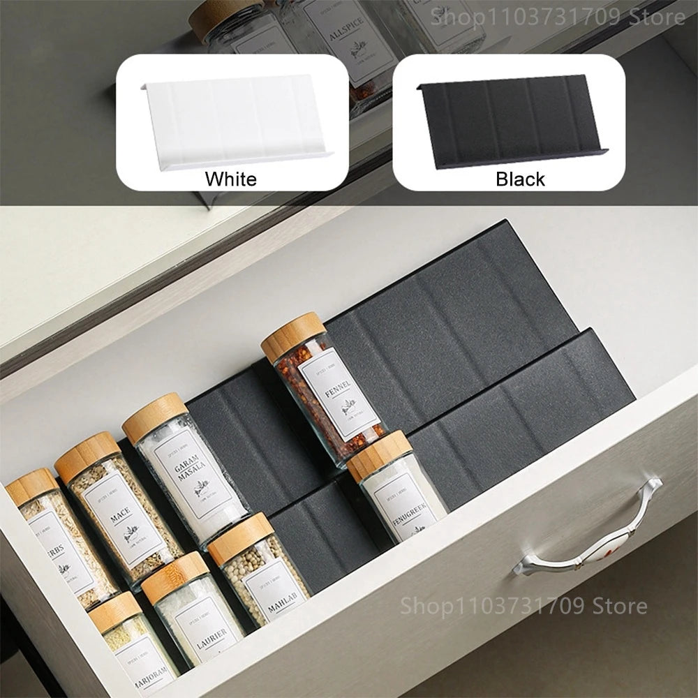 4-Tier Adjustable Drawer Spice Rack