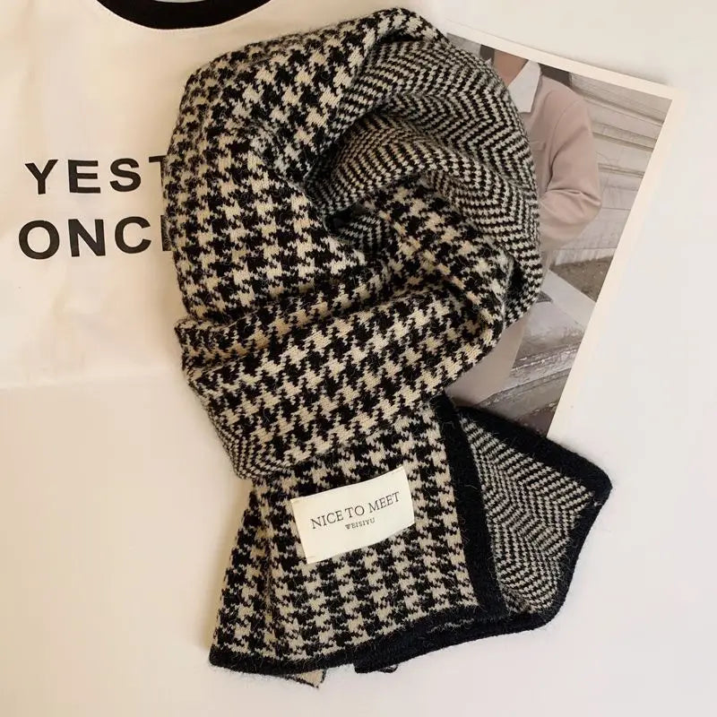 Double-Sided Knit Scarf